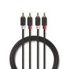 Nedis garso kabelis 2x RCA -> 2 x RCA 1m