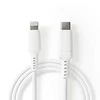 Nedis 1m USB-C Lightning laidas iPad, iPhone, iPod, baltas