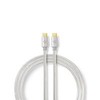 Nedis USB laidas | USB 2.0 | USB-C™ jungtis | 10W 480Mbps | Paauksuotas | 2,00m | apvalus | Pintas / nailonas | Aliuminis | Pakuotė su peržiūros langeliu
