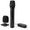 Mikrofonas Nedis Microphones Juodas Mikrofonas karaoke