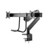 Laikiklis Neomounts NM-D775DX dvigubo monitoriaus rankena, juoda