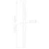 Laikiklis „Neomounts“ 100 CM PRATĘSIMOJO STRYPO FPMA-C200BLACK/C400BLACK/PLASMA-C100BLACK - Juodas