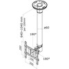 Laikiklis NewStar TELEVIZORIAUS PRIETAISAS LUBŲ MONTAVIMAS SILV./10-40" FPMA-C200 NEOMOUNTS