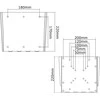 Neomounts Newstar FPMA-W110 televizoriaus laikiklis 101,6 cm (40") Sidabras