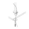 Laikiklis Neomounts NEWSTAR GROMMET AND POLE (40 CM) FPMA-D960 &amp; FPMA-D960D - Juodas