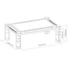 Laikiklis Neomounts NewStar Monitorius Raiser (height adjustment: 16,8 cm), c:Juodas