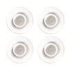 Nobo NobO reti Žemės magnetai, apvalios, 32 mm skersmens, 4vnt, skaidrūs