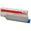 OKI C831 C841 dažų kasetė žalsvai mėlyna standartinė talpa 10 000 puslapių 1 pakuotė žydrai dažų kasetė C831/C841 series (10K)