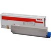 OKI C831 C841 dažų kasetė rausvai raudona standartinė talpa 10 000 puslapių 1 pakelis Magenta toner C831/841 series (10K)