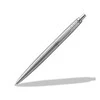 Automatinis tušinukas Parker Jotter XL Monochrome SS CT Medium Mėlyna