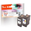 Peach Peach PI100-223 „PagePack“ rašalas Juoda, Žydra, Purpurinė, Geltona