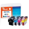 Peach PI500-245 rašalo kasetė Juoda, Žydras, Rausvai raudona, Geltona 4 vnt