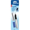 Pelikan Plunksnakotis TWIST P457M sidabrinis + 2kapsulės bls