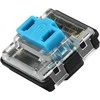Klaviatūra Perixx PERIBOARD-535 DE BL, ergonomiczna mechaninė klaviatūra USB (mėlyna przyciski)