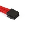 PHANTEKS 6+2-Pin PCIe Extension 50cm – sleeved raudonos spalvos