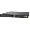 Šakotuvas Planet GS-4210-16T2 jungiklis, L2/L4, 16x 1000Base-T, 2x SFP, Web/SNMPv3, VLAN, QoS, IPv6, be ventiliatoriaus