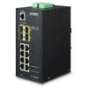 Šakotuvas Planet IGS-12040MT tinklo jungiklis Valdomas Gigabit Ethernet (10/100/1000) Juodas