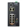 Šakotuvas PLANET IGS-4215-4P4T2S tinklo jungtys Valdomas L2/L4 gigabito Ethernet (10/100/1000) Palaiko PoE Mėlyna, balta