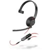 Ausinės Poly Blackwire C5210 USB-C ir 3,5 mm lizdo jungtis