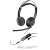 Ausinės Plantronics Poly Blackwire C5220 USB-C ir 3,5 mm lizdo jungtis