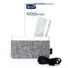 Platinet maitinimo blokas 10000mAh Audinys braided LiPo 2.1A, šviesiai pilkas (44243)
