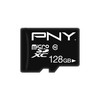 PNY Micro SD Card Performance Plus 128GB XC Class 10 SD adapteris