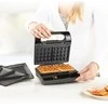 Sumuštinių keptuvas Princess Multi ir Sandwich Grilis Compact Pro Juodas, 800 W, Lėkštių skaičius 3, Sumuštinių skaičius 2,