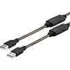 Kabelis USB VivoLink USB-A - USB-A 15 m Juodas (PROUSBAA15)