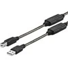 USB kabelis VivoLink USB-A - mikro-B 10 m juoda (PROUSB10)