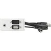 VivoLink HDMI sieninis skydelis + USB- A + garso (WI221281)