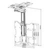 Laikiklis PureMounts PureLink Deckenhalterung PM-SLOPE-37 - Flatscreen Priedas