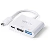 „PureLink“ USB-C prie kelių prievadų adapteris – „iSeries“ – baltas – 0,10 m