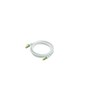 Python Series Python patch kabelis su Cat.7 neapdorotu kabeliu S/FTP PiMF be halogenų 0,5 m balta