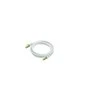 Python patch kabelis su Cat.7 neapdorotu kabeliu S/FTP PiMF be halogenų 0,5 m balta