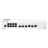 Šakotuvas QNAP QSW-M408-2C tinklo komutatorius Valdomas L2 10G Ethernet (100/1000/10000) Balta