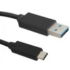 QOLTEC 50500 Qoltec Cable USB 3.1 tipo C kištukas USB 3.0 A kištukas 1m