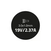 QOLTEC 51508 Nešiojamas kompiuteris AC power adapter f Asus 45W 19V 2.37A 3.0x1.0
