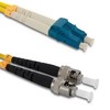 „Qoltec“ šviesolaidinis laidas LC/UPC - ST/UPC | Vienmodis | 9/125 | G652D | Dvipusis | 2 m