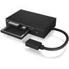 ICYBOX IB-CR401-C3 Icy Box Išorinis kelių kortelių skaitytuvas USB 3.0 Type-C, CF, SD, Micro SD