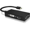 ICY BOX adapteris su DVI, HDMI ir VGA jungtimis