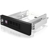 ICYBOX IB-168SK-B Icy Box Mobile Rack 5,25 skirtas 3,5 SATA HDD, juodas