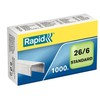 Rapid Kabės 26/6, 10x1000 vnt. 10 pak., kaina 1 vnt