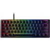 Razer Huntsman Mini Laidinė žaidimų klaviatūra RGB LED, USB, DE, Clicky Optical Violetinė Switch, Juoda