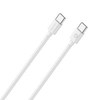Realpower RealPower įkrovimo/duomenų kabelis USB-C į USB-C 1m baltas 3A