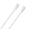 Realpower RealPower įkrovimo/duomenų kabelis USB-C į USB-C 1m baltas 3A