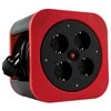 REV Cable Box S S-Box raudonas 10m maitinimo kabelis