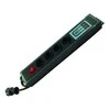 REV Multiple Socket Outlet juodas 4 kartus + KS USB SupraLine jungiklis