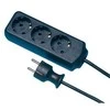 REV Socket line 3 kartus 3,0 m juodas