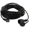 REV plėtinys IP44 25m juodas