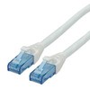 Roline ROLINE - Moč- kabelis - RJ-45 (M) - RJ-45 (M) - 30 cm - UTP - CAT 6A - be halogenų, formos, suvyta - balta (21.15.2987)